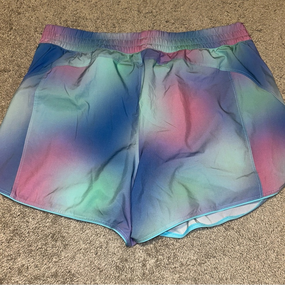 Avia Running Shorts Women’s Size XXL (20) Multicolor Biker Lined Comfort - Picture 4 of 8